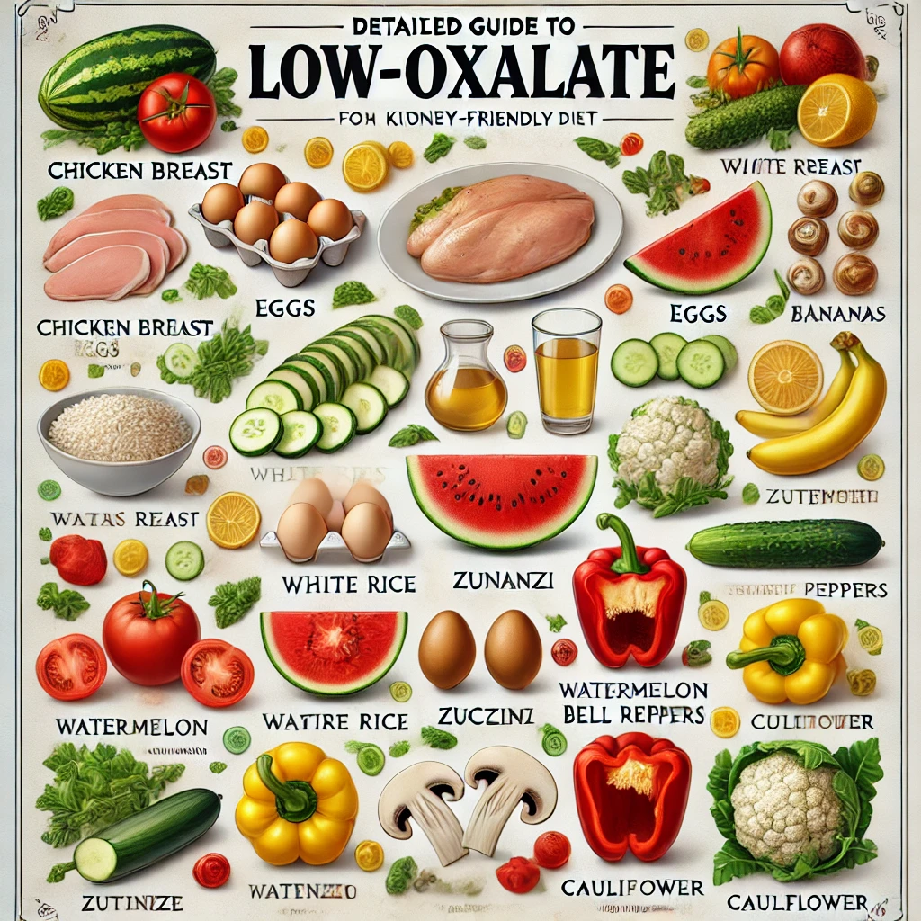 A Comprehensive Guide to Low-Oxalate Foods for a Healthy Diet