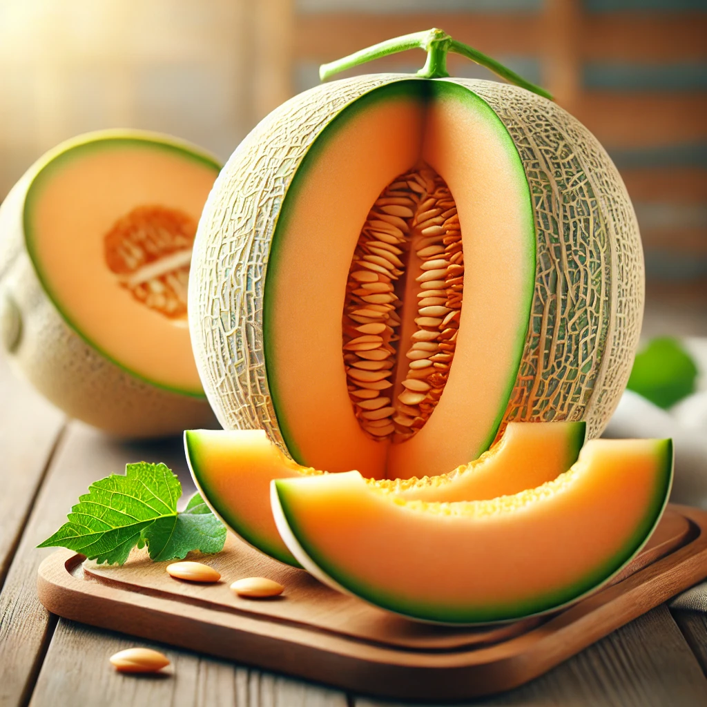 Fresh cantaloupe