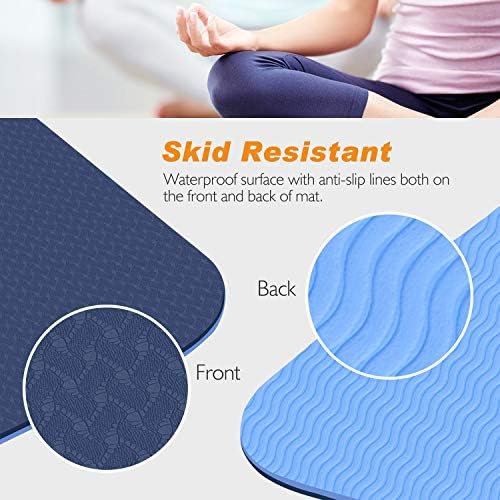 Upgraded Yoga Mat Eco-Friendly Non-Slip Exercise