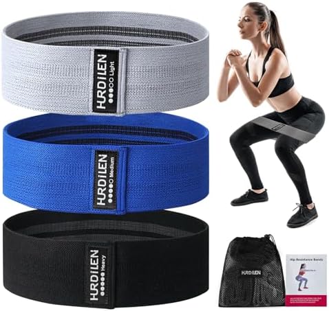 Resistance Bands for Working Out, Exercise Workout Bands for Women & Men, 3 Levels Elastic Stretch Bands for Exercise with Carry Bag for Physical Therapy, Home Fit